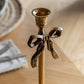Bow Candle Holder - Gold