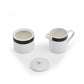 Luxe Deco China Sugar Bowl and Creamer