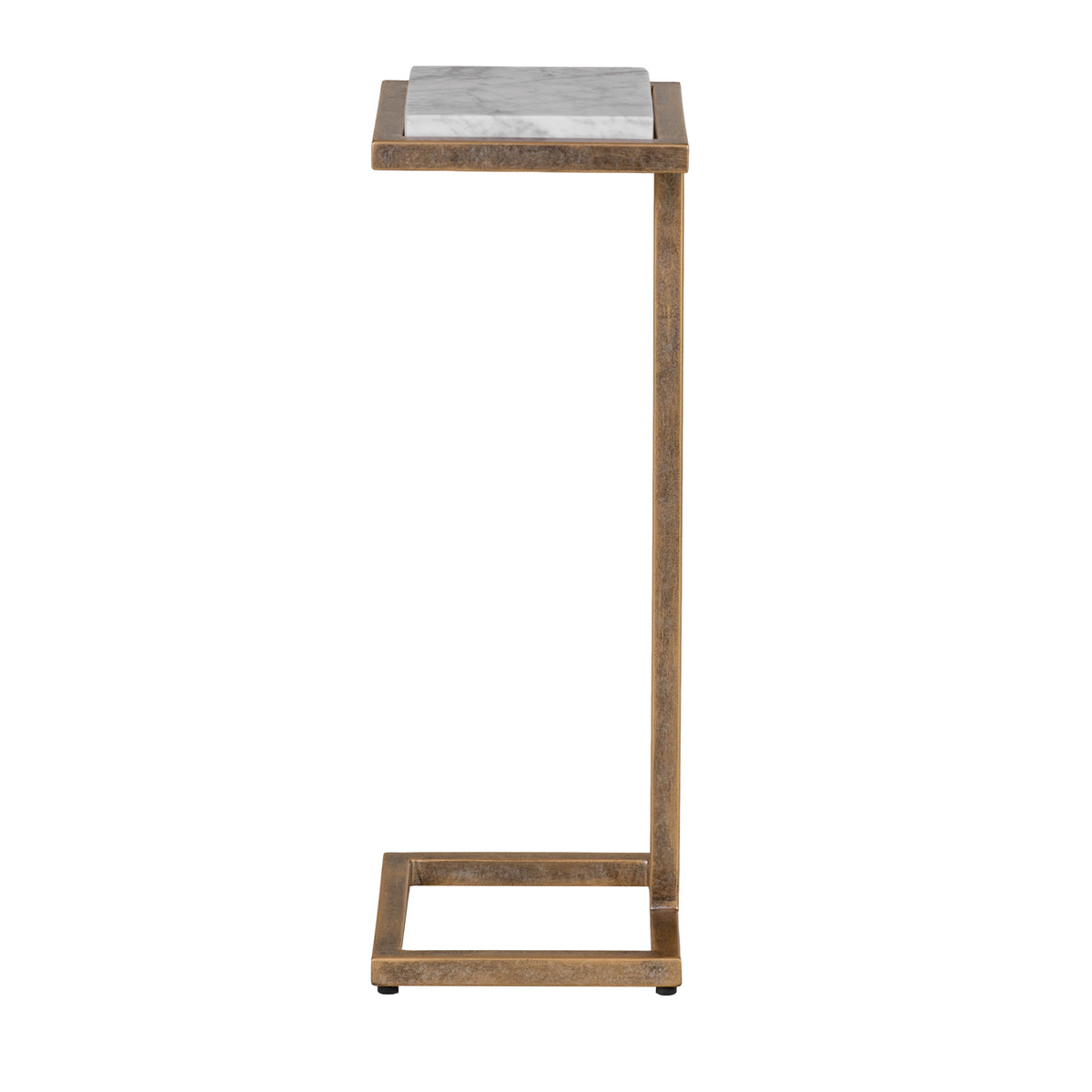 Alicia Accent Table with White Banswara Marble