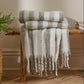 Beachwood Woven Stripe Throw - Heath