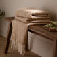 Isla Woven Tasselled Throw - Natural