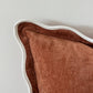 Rust Scalloped Edge Cushion 45x45