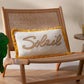 Soleil Embroidered Cushion - Feather Filled