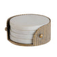 Belvedere Aged Gold Coasters - Set of 4