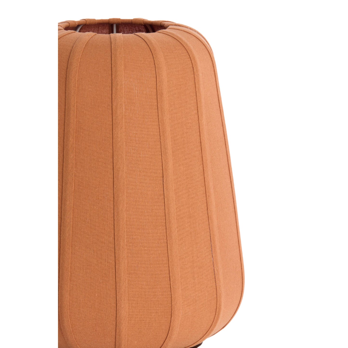 Bibia Terracotta and Wood Table Lamp - Large