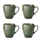 Jardin Green Mugs - Set of 4