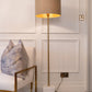 White Marble Brushed Gold Floor Lamp