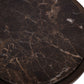 Iota Accent Table with Brown Emperor Marble