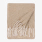 Isla Woven Tasselled Throw - Natural