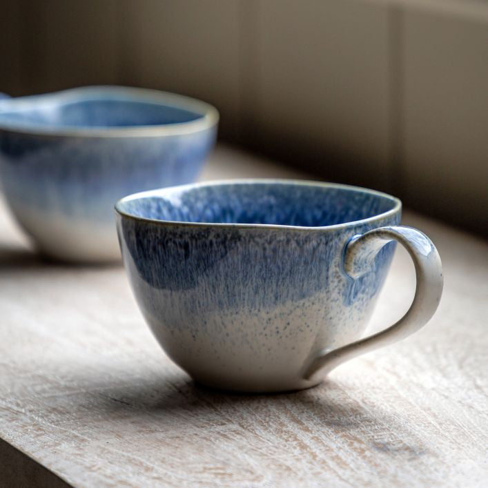 Reactive Mug - Blue (Set of 4)