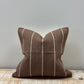 Dark Brown Cotton Cushion 45x45