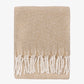 Isla Woven Tasselled Throw - Natural