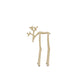 Deer Ornament - Shiny Sand 25cm