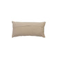 Beige Cut Velvet Oblong Cushion 60x30cm