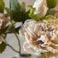 Faux Full Bloom Double Peony  - Nude