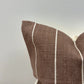 Dark Brown Cotton Cushion 45x45