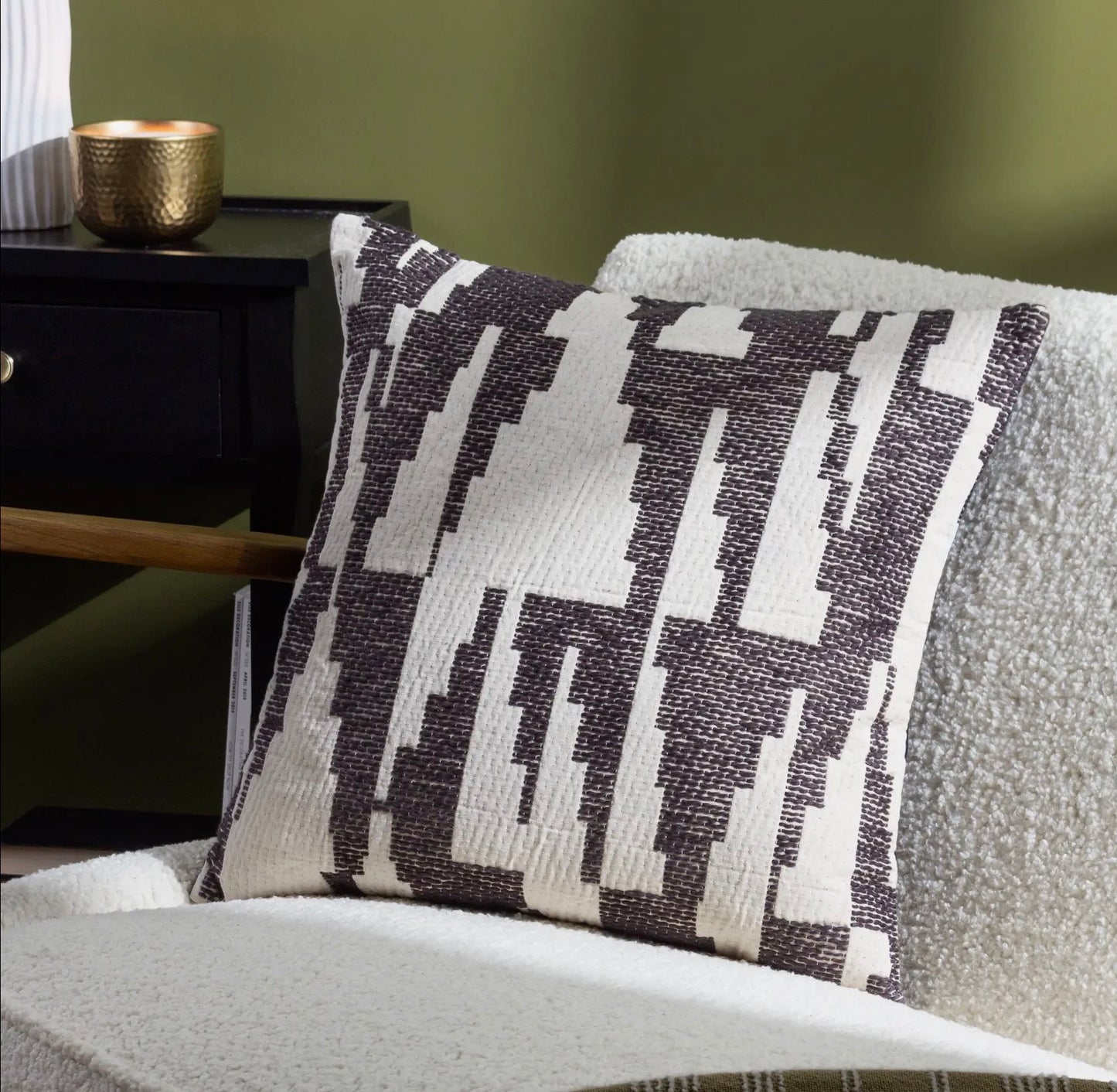 Ibizia Cushion - Black 50x50cm
