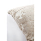 Beige Cut Velvet Feather Filled Cushion 45x45cm