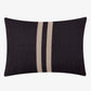 Benton Cotton Cushion - Black 40x50cm