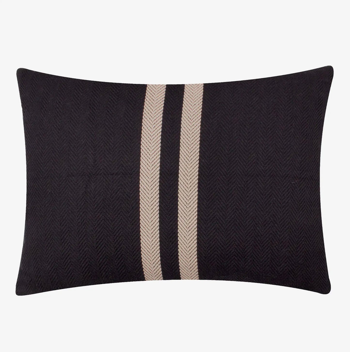 Benton Cotton Cushion - Black 40x50cm