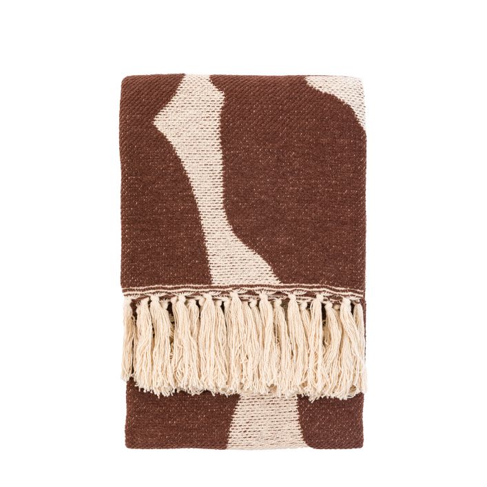 Abstract Throw - Chocolate