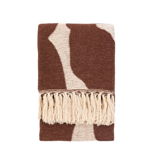 Abstract Throw - Chocolate