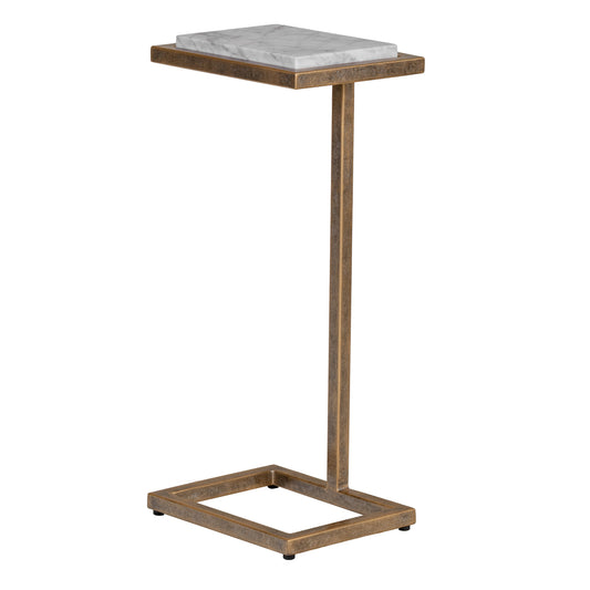 Alicia Accent Table with White Banswara Marble