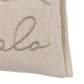 Deco Lux Falalala Embroidered Cushion 50x30cm