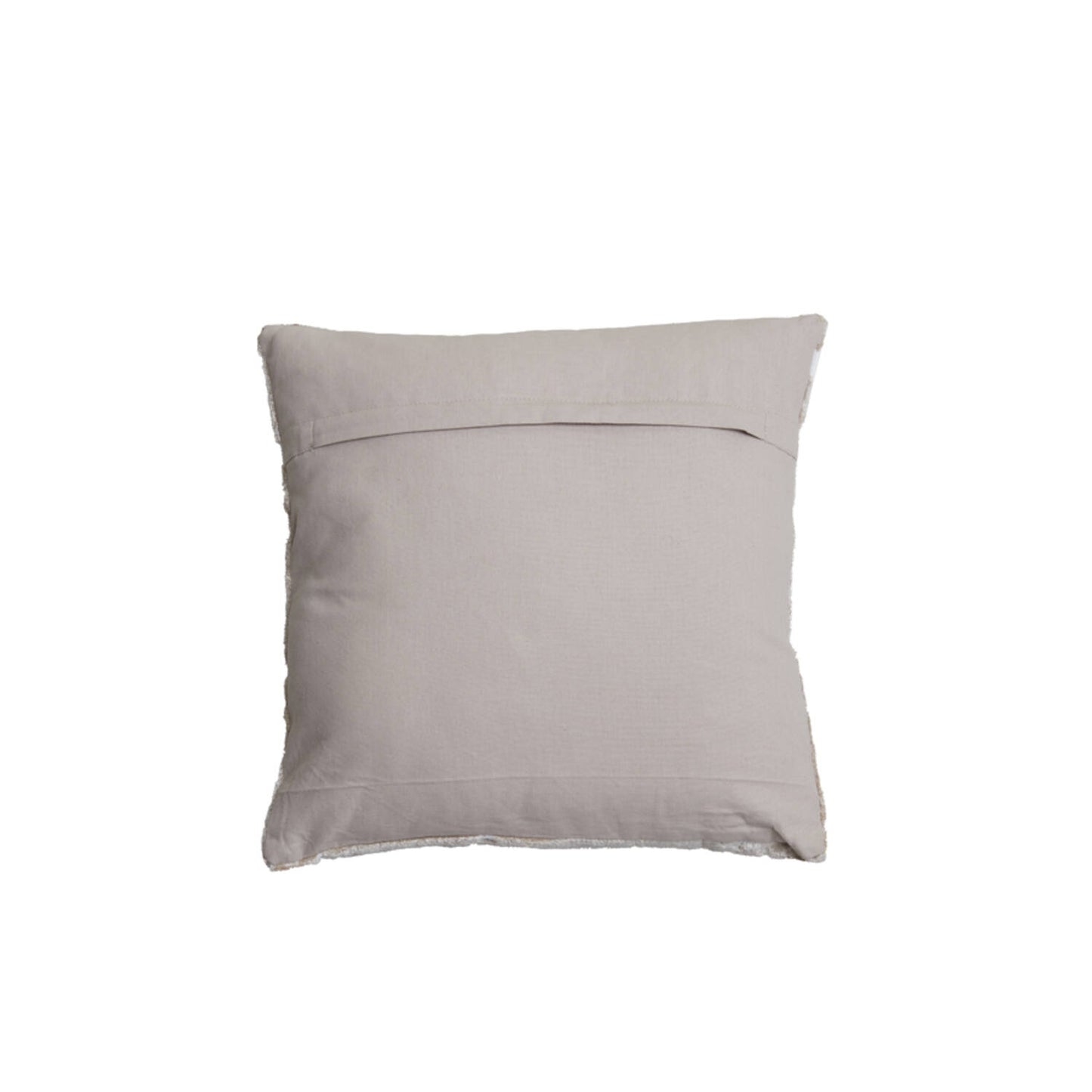 Beige Cut Velvet Feather Filled Cushion 45x45cm