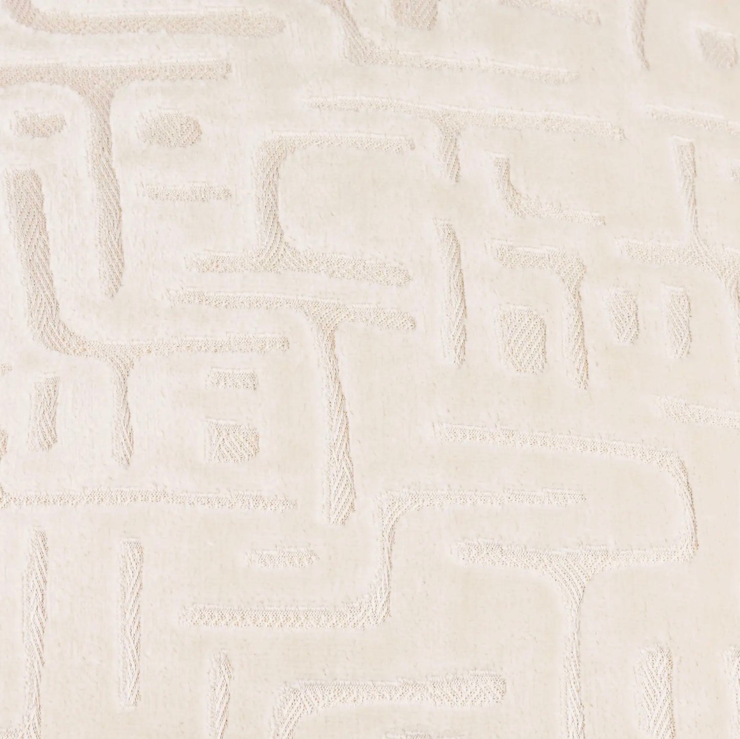 Soren Cut Velvet Cushion Chalk 45x45cm