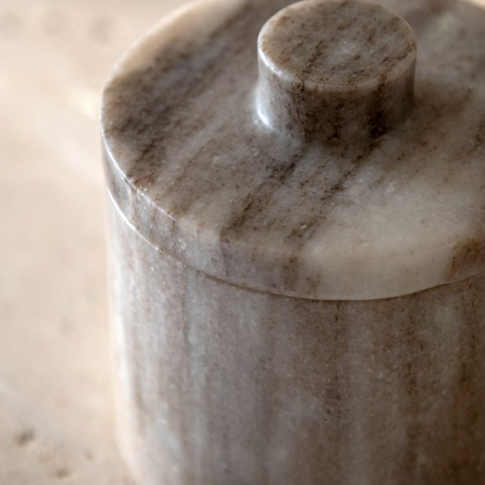 Tarragon Marble Storage Jar - Small