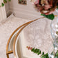 Matt Gold and Mirrored Coffee Table Set