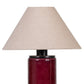 Duthie Merlot Red Table Lamp