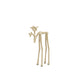 Deer Ornament - Shiny Sand 25cm