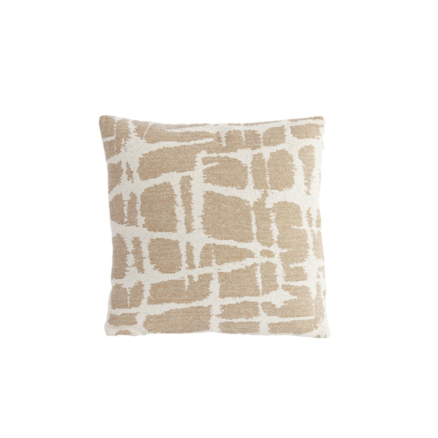 Biscuit and Cream Feather Filled Cushion 45x45cm