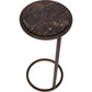 Iota Accent Table with Brown Emperor Marble
