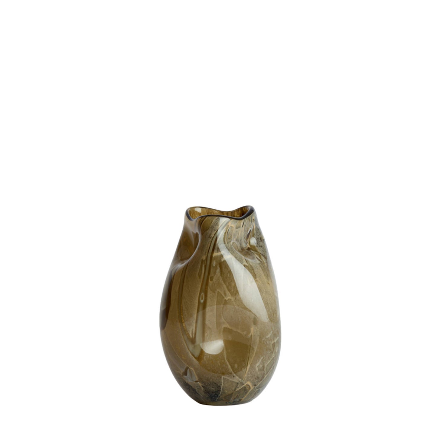 Jorien Taupe and Olive Vase - Small