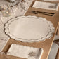 Deco Luxe Scallop Placemats 4pk