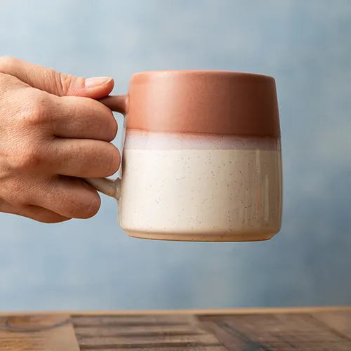 Pink Reactive Glaze Mug - 400ml