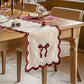 Heritage Scallop Bow Table Runner - 36x180cm