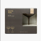 The Lou Coupe Glasses - Smoke - Set of 2