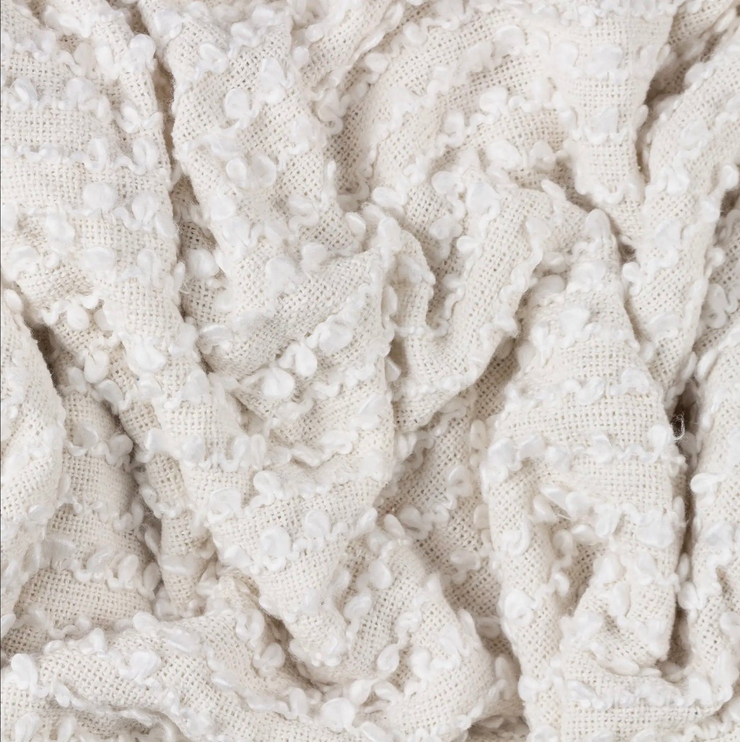 Arvo Woven Tasseled Throw - Natural