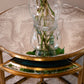 Matt Gold and Mirrored Coffee Table Set