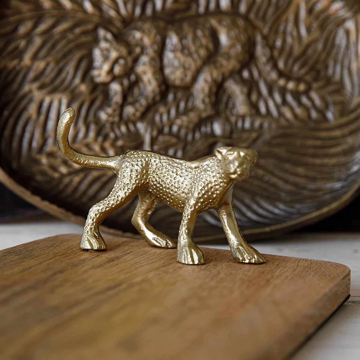 Leopard Wooden Board