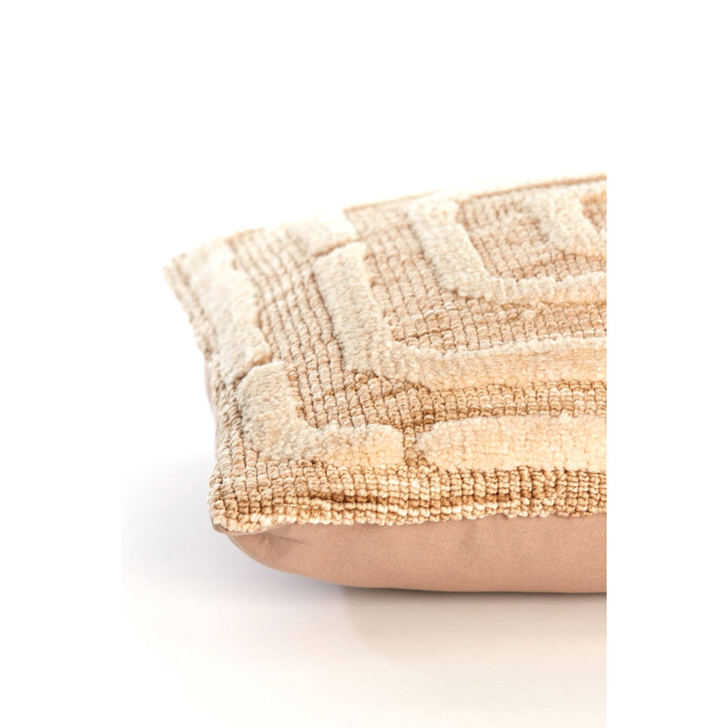 Natural Textured Spiral Cushion 45x45