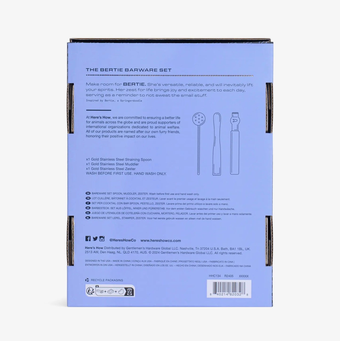 The Bertie Barware Set
