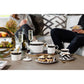 Luxe Deco China Sugar Bowl and Creamer