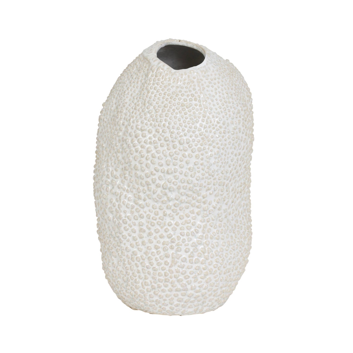 Kyana Cream & White Vase 28cm