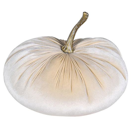 Ivory Decorative Pumpkin