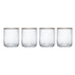 Sorrento Ridged Stemless Glasses - Set of 4